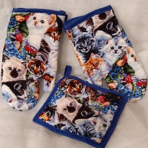 Kittiecats  Oven Mitts #3